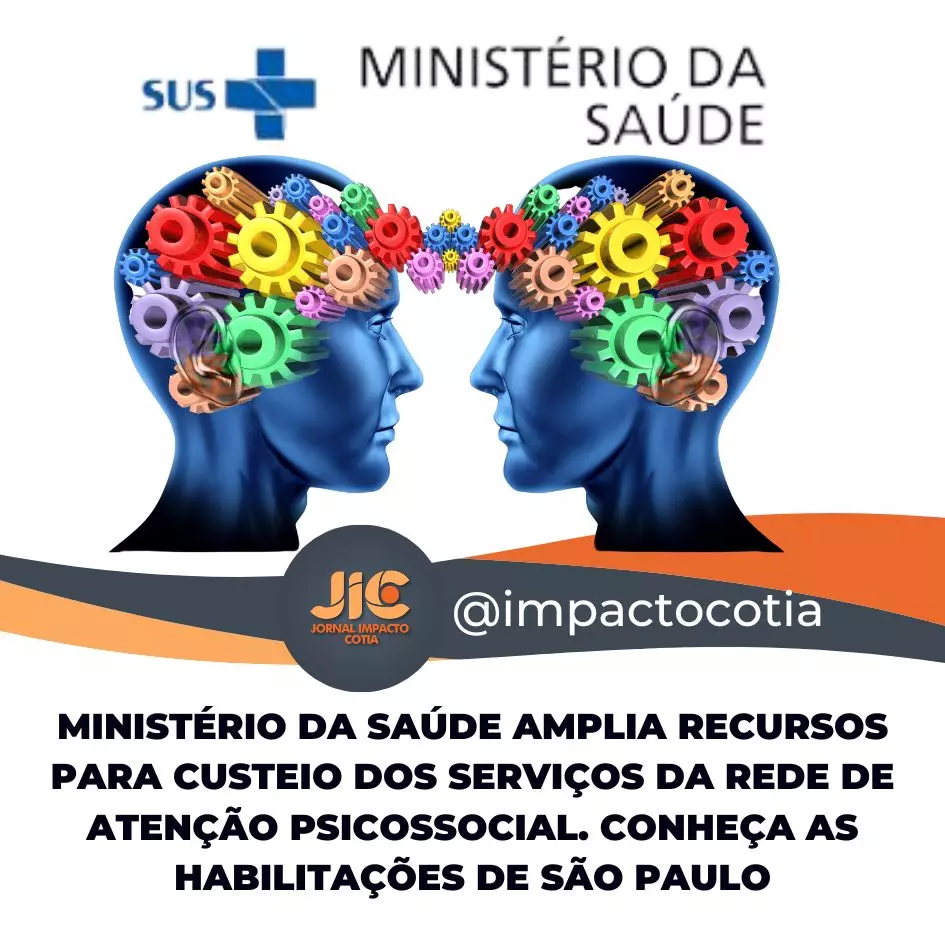 Ministério da Saúde amplia recursos para custeio dos serviços da Rede de Atenção Psicossocial. Conheça as habilitações de São Paulo